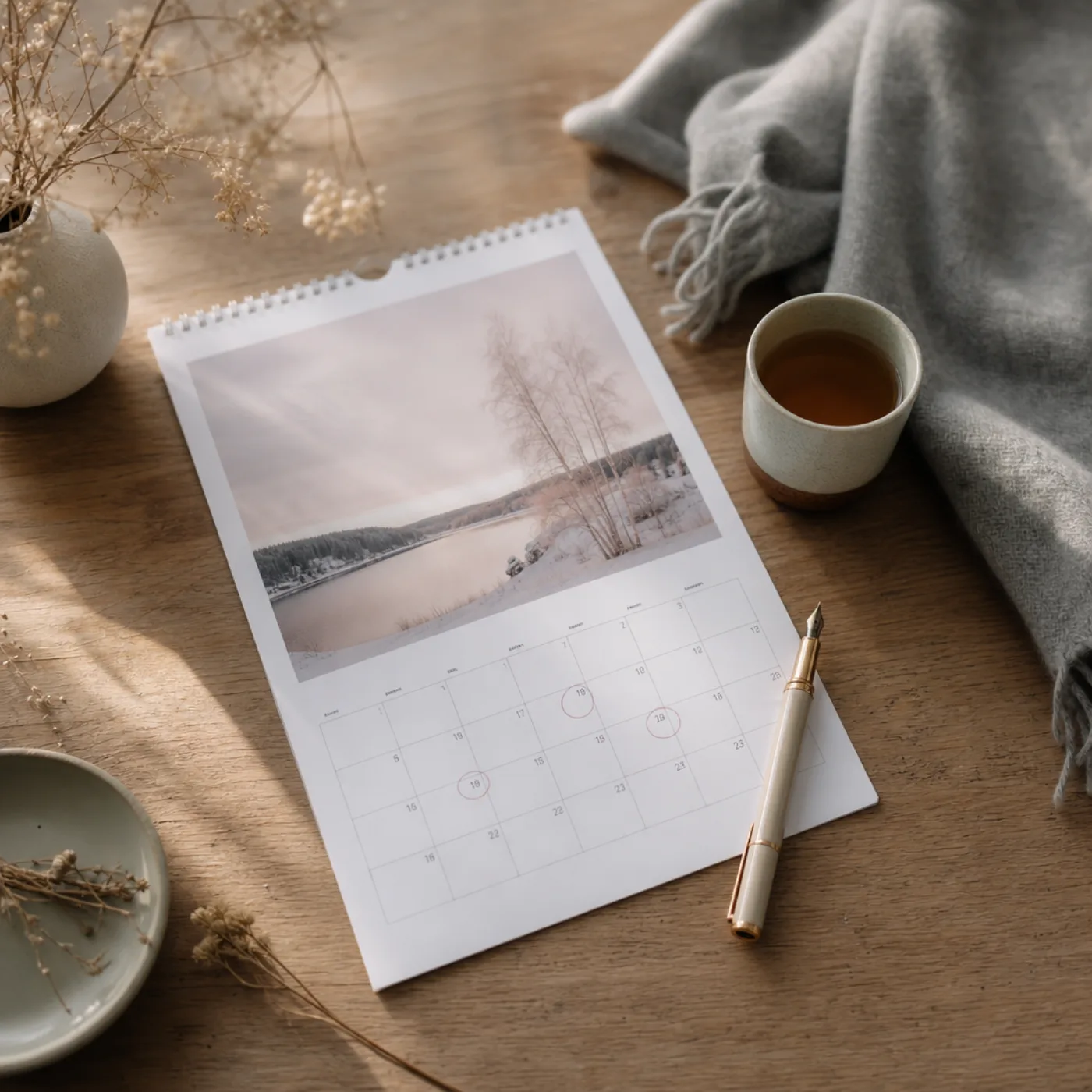 Kalender och anteckningar inför försäkringsåret 2026